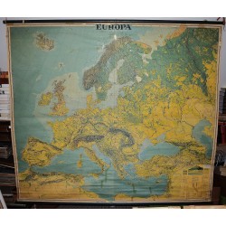Europa: Generalstabens Karta 1943 (Large Rolled up Map of Europe)